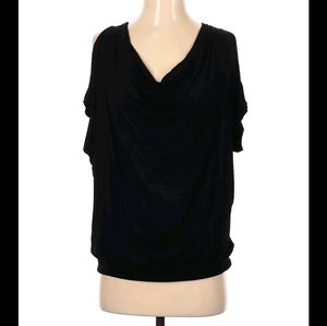 Bordeaux Black Plunge Top Size SP